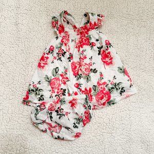 Lucky Jade Baby Dress Set Pink Peony Floral